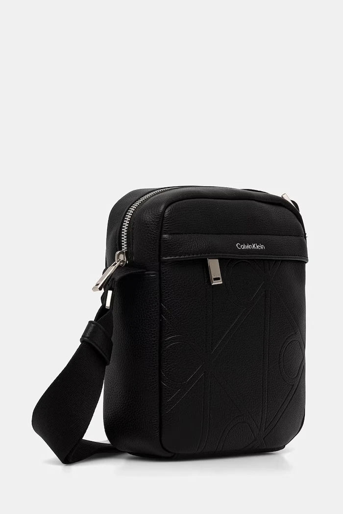 Calvin Klein erkek omuz çantası, suni deri