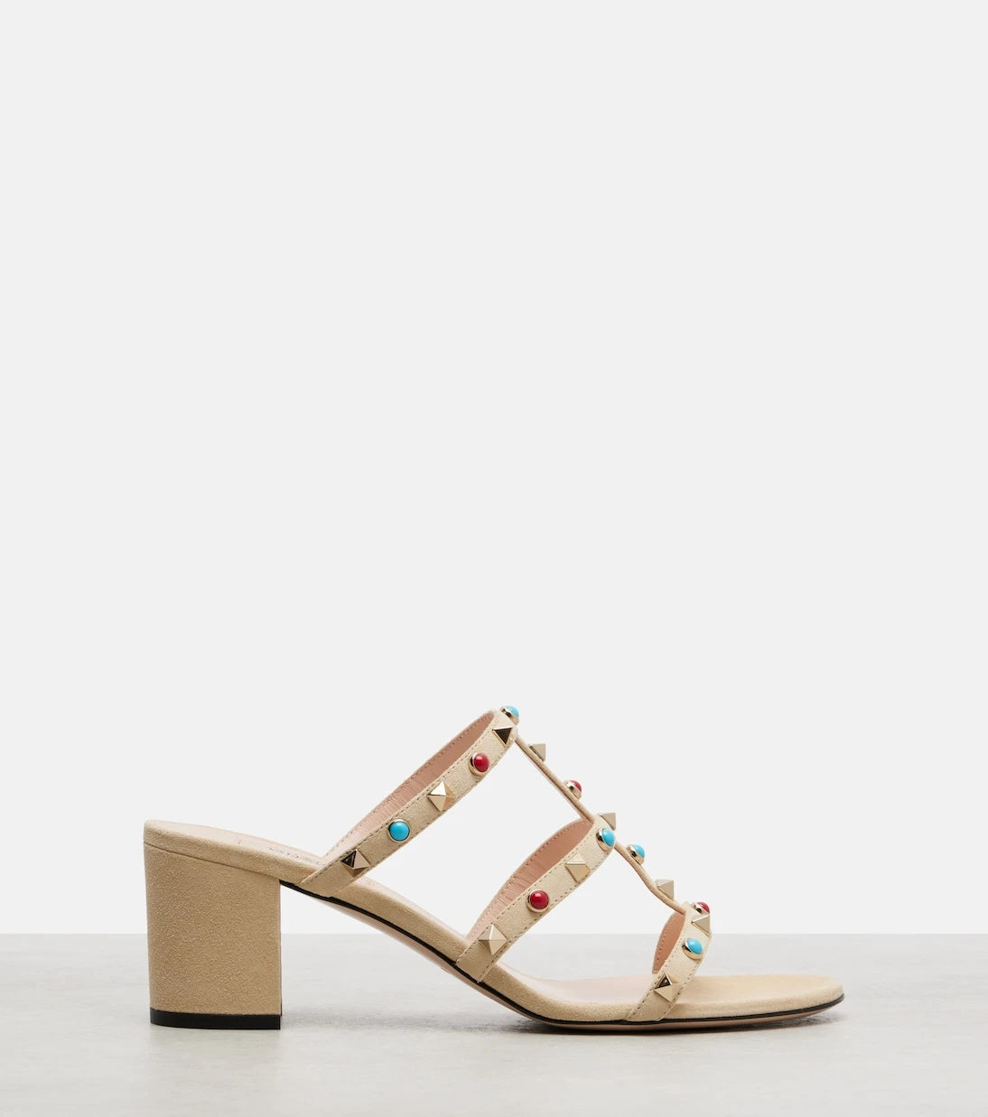 Valentino Garavani - Embellished suede sandals