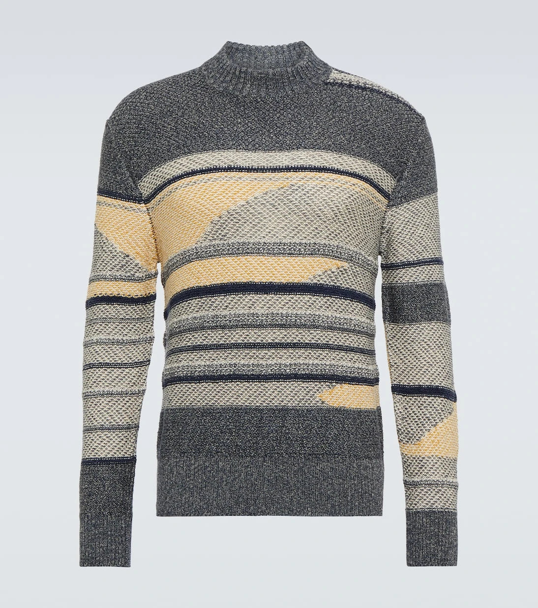 Loro Piana - Knitgame intarsia silk-blend sweater