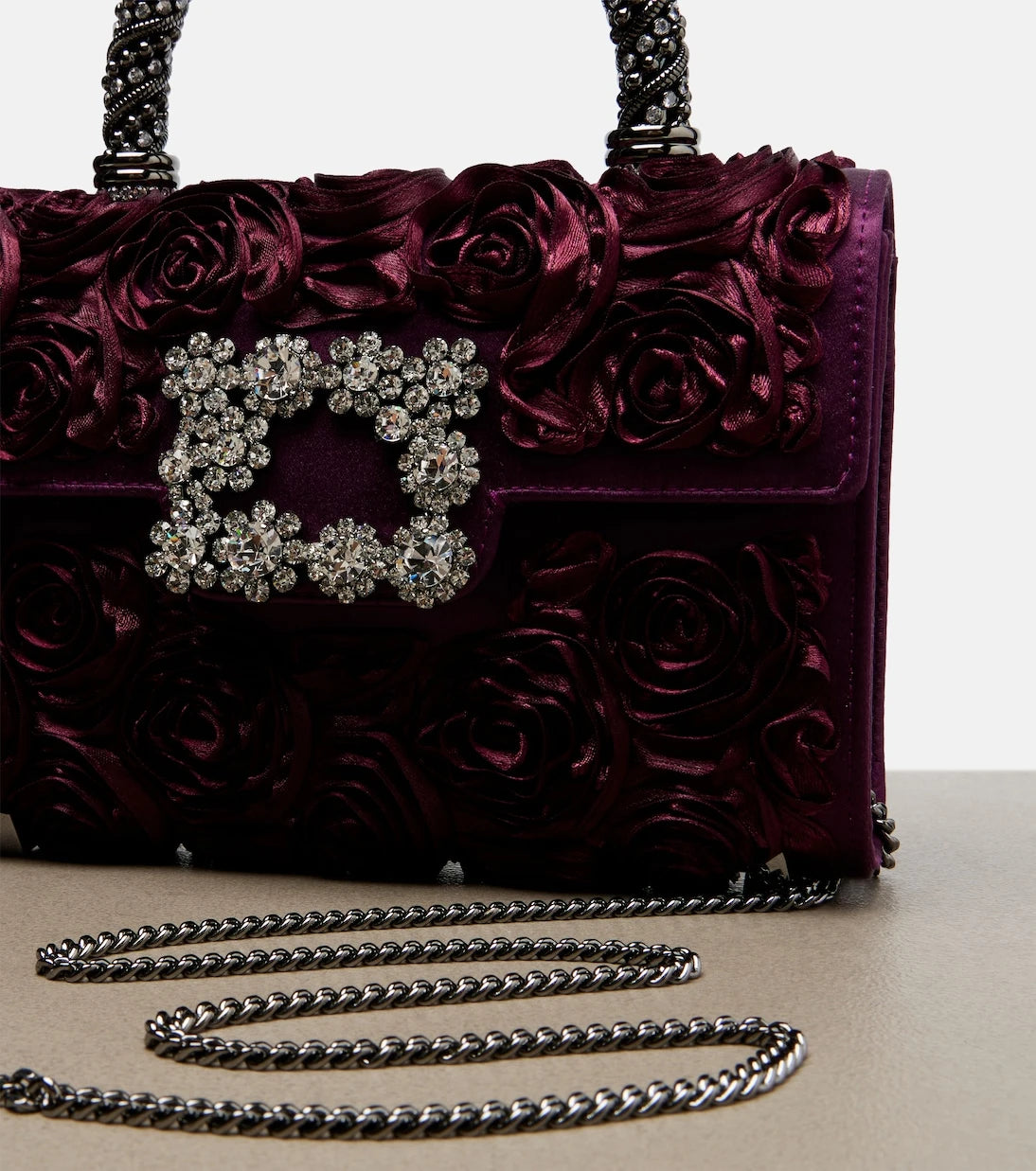 Roger Vivier - Jewel Efflorescence Mini top-handle bag