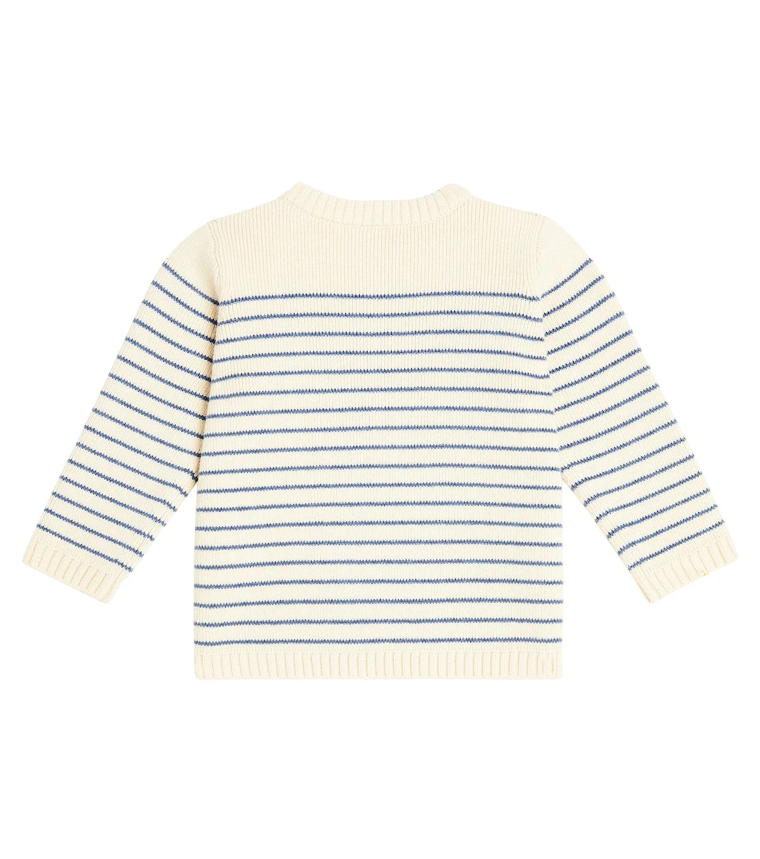 Bonpoint - Baby Aleksi striped wool and cotton sweater