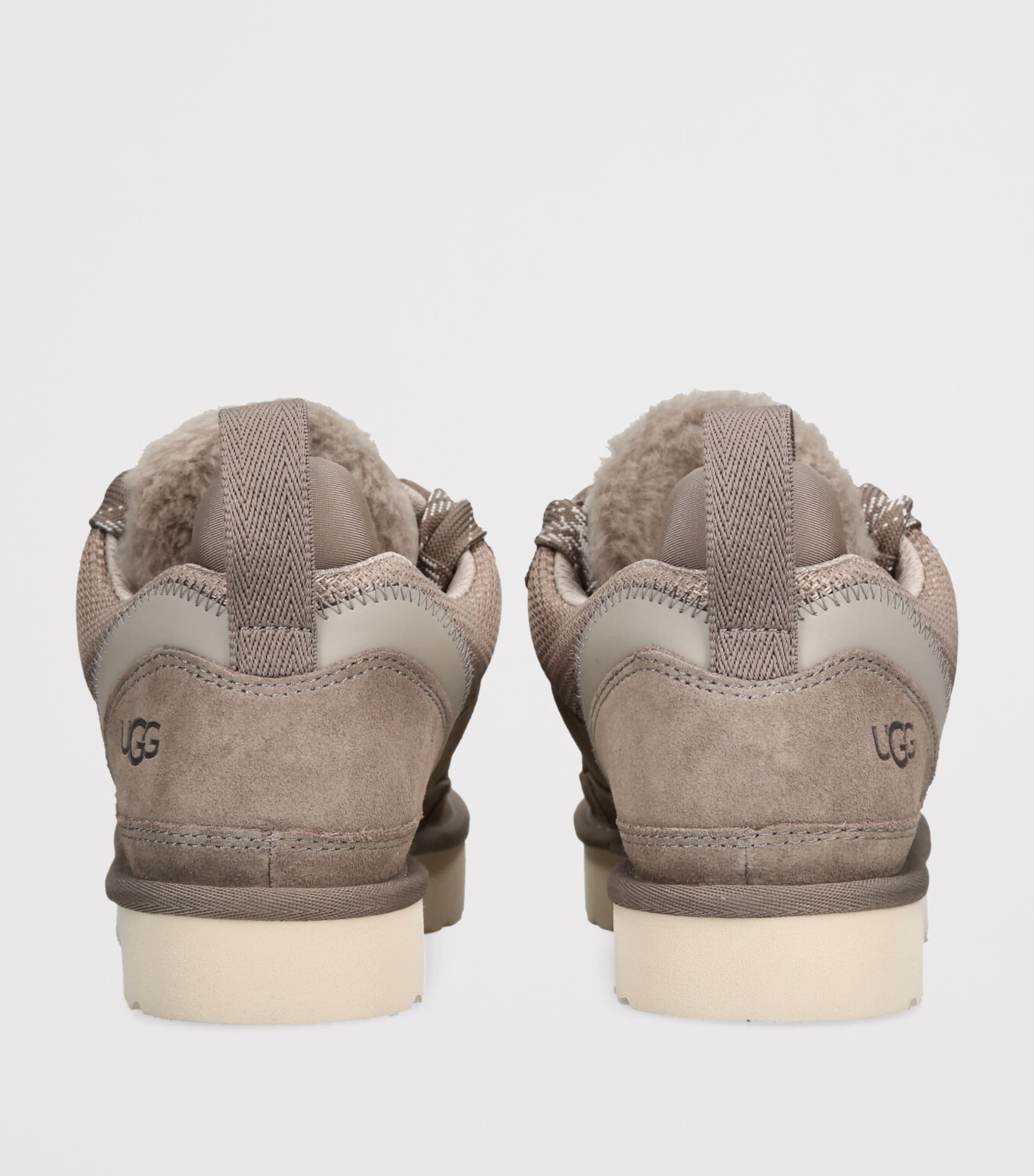Grey Suede Lowmel Sneakers