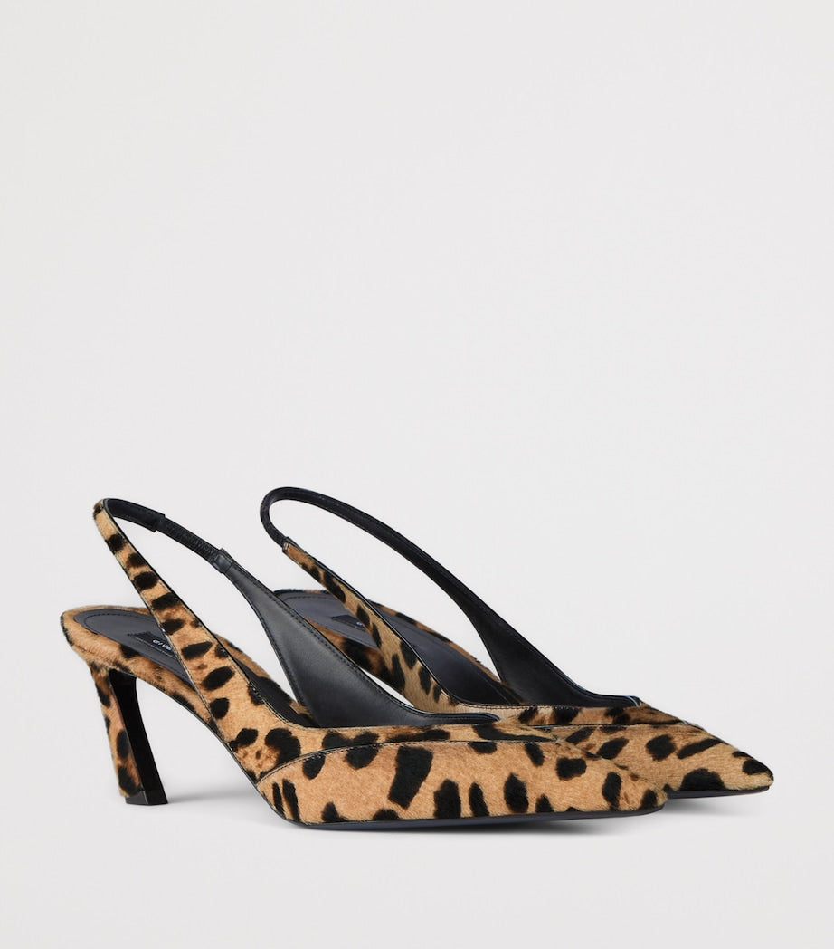 Givenchy Leopard Slingback Heels 65