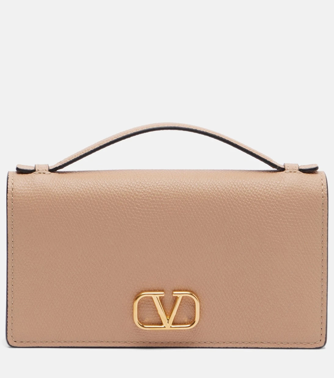 Valentino Garavani - VLogo leather wallet on chain
