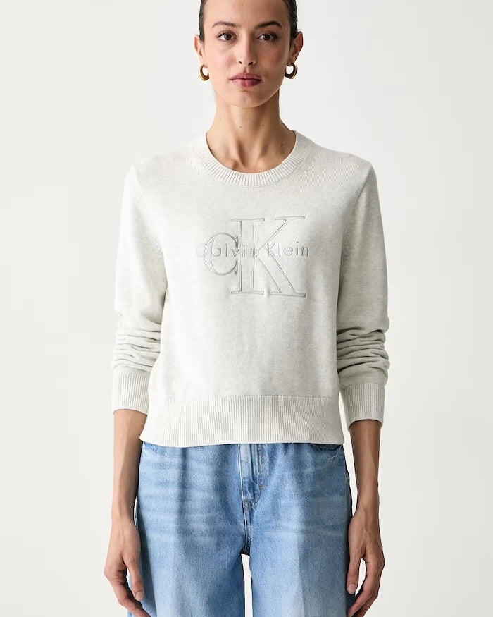 Calvin Klein Jeans kadın pamuklu kazak