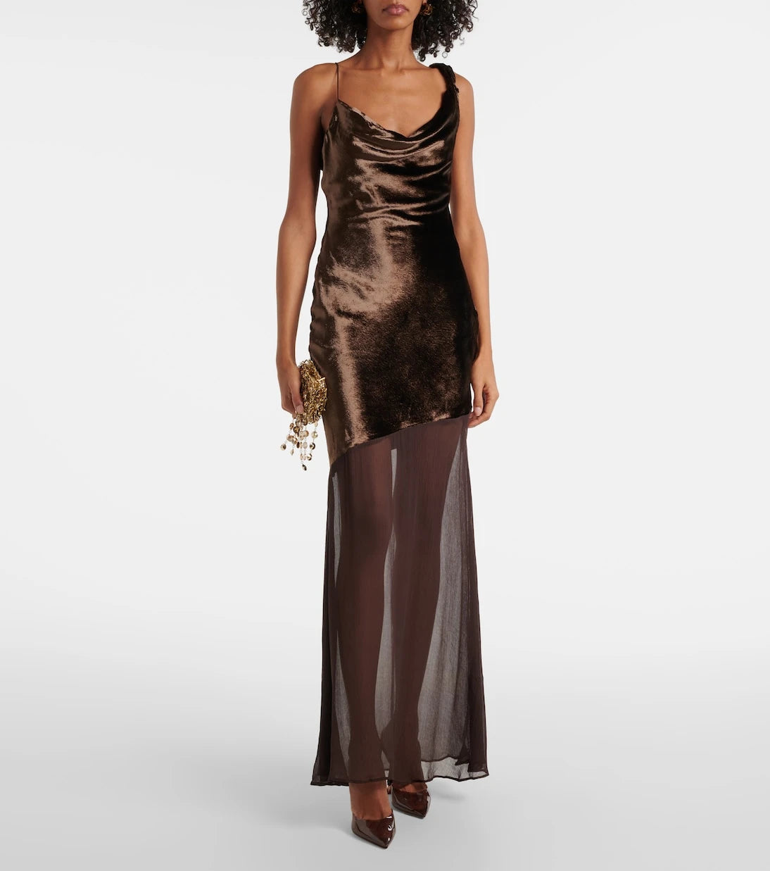 Staud - Beaton asymmetric maxi dress