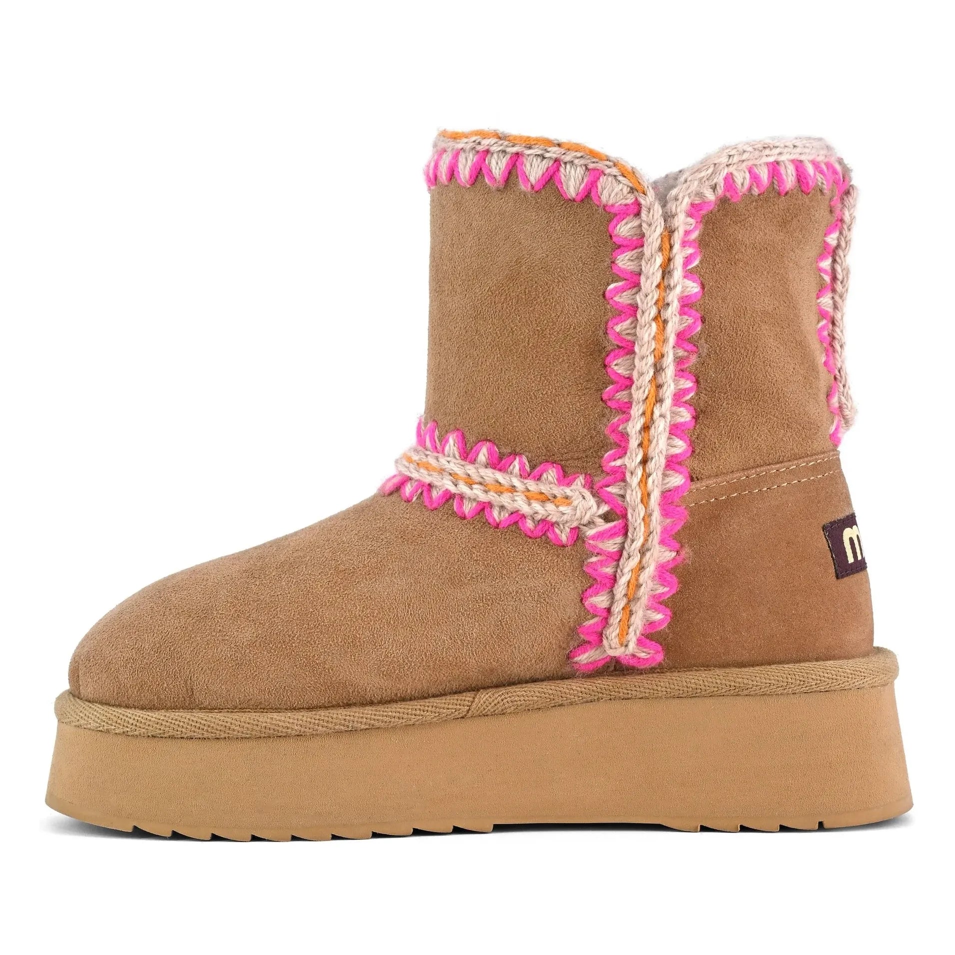 Mou - Norfolk Compensated Boots Sweden | Pink
