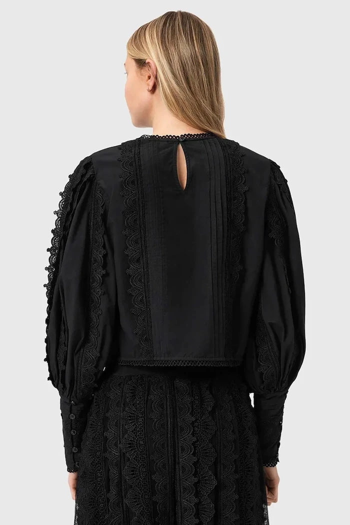 Памучна блуза AllSaints HART