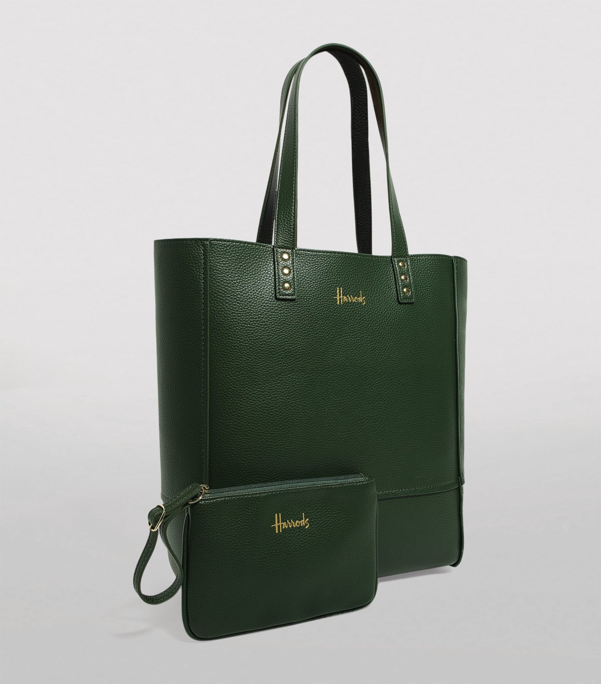 Harrods Black Fern Tote Bag