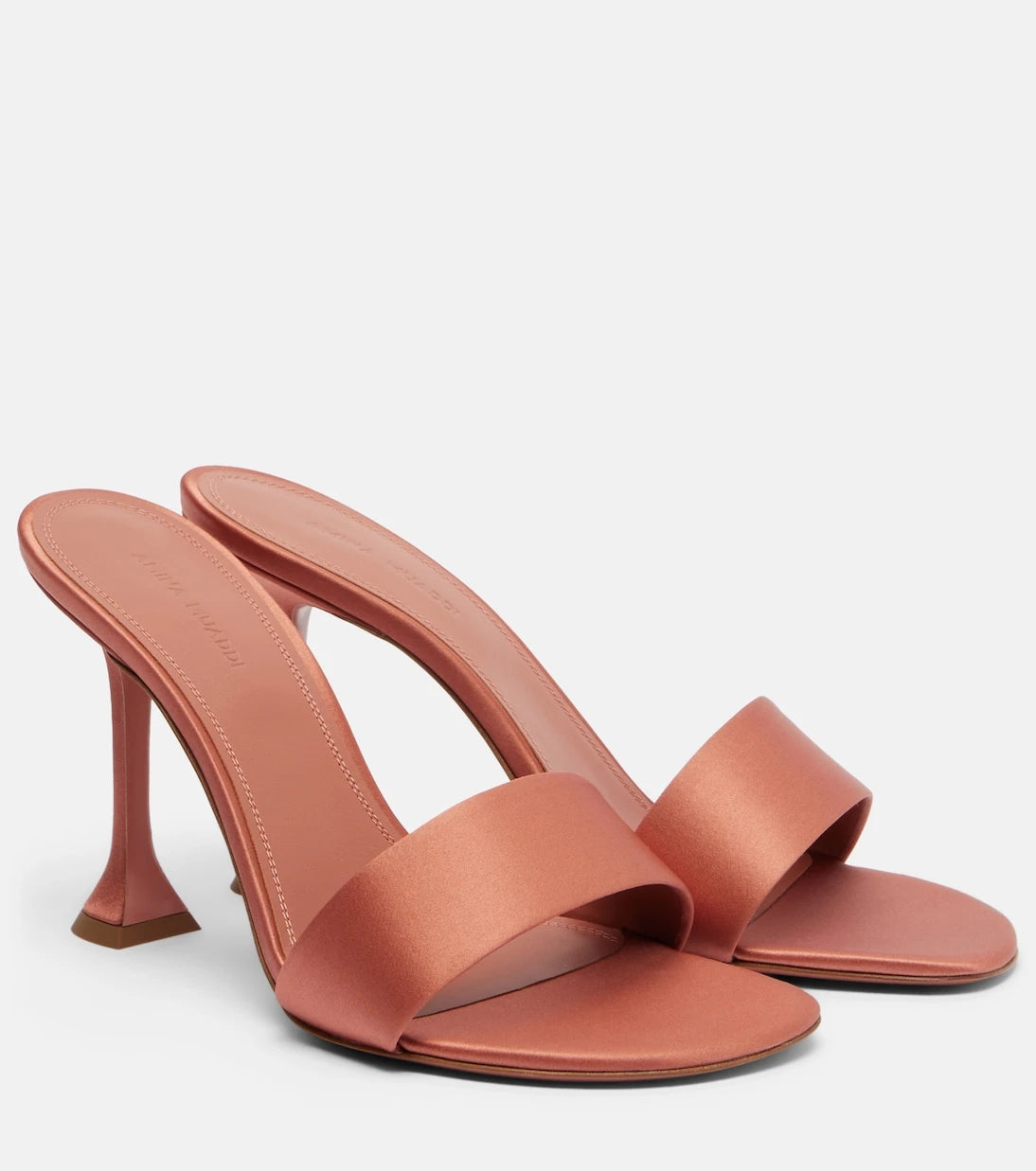 Amina Muaddi - Andreea satin sandals
