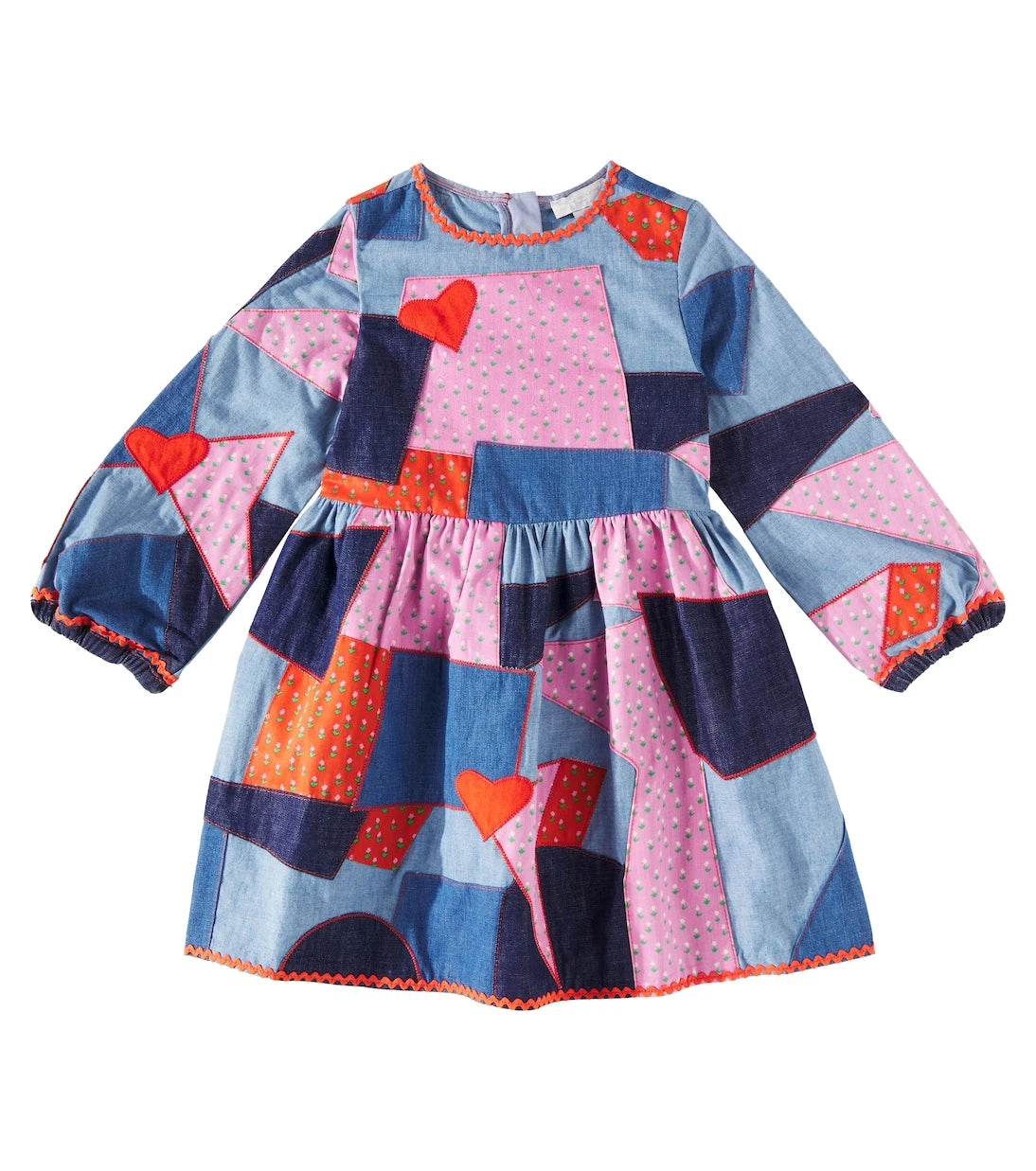 Stella McCartney Kids - Patchwork denim dress