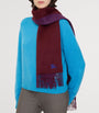 Red Cashmere Reversible EKD Scarf