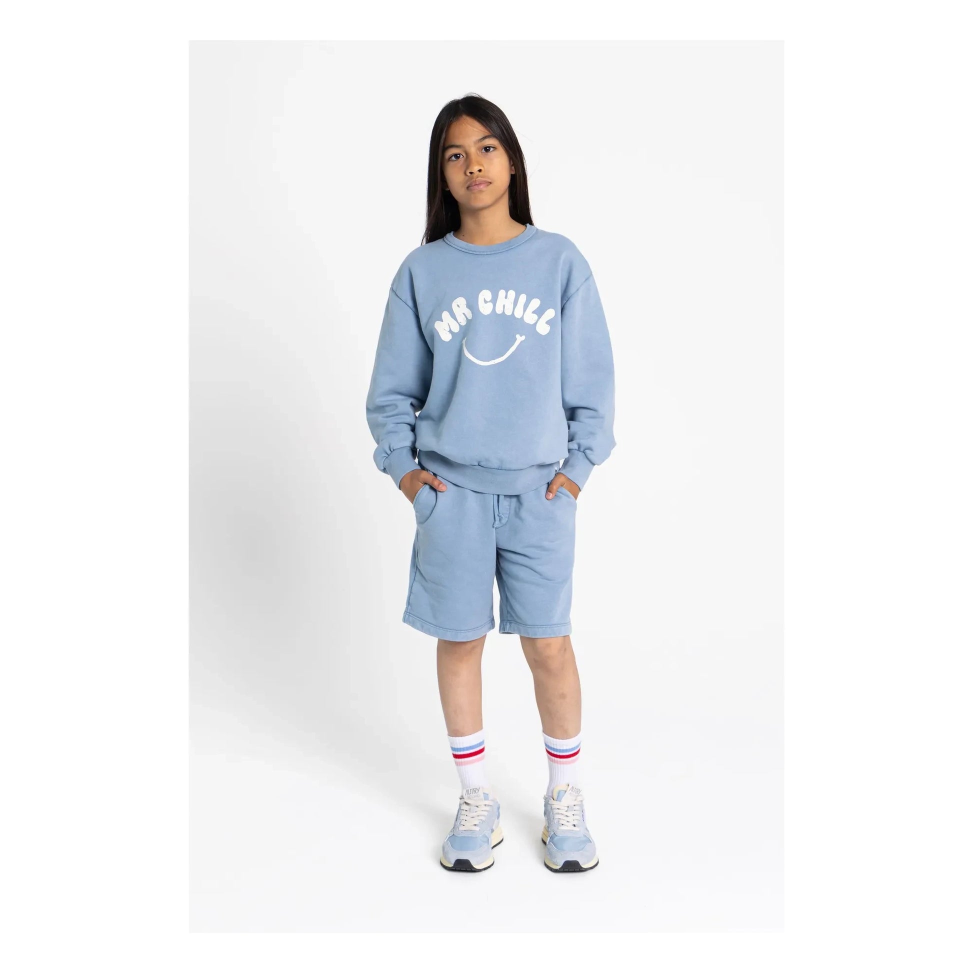Hundred Pieces - Ryde organic cotton sweatshirt | Grey blue