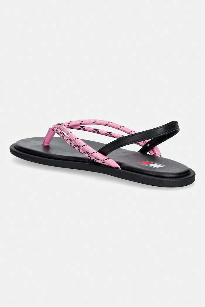 Tommy Jeans kadın sandalet TJW CASUAL ROPE SANDAL