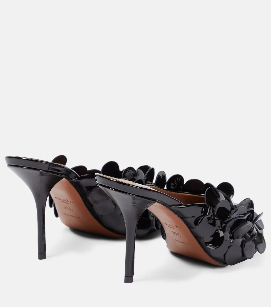 Alaïa - Confetti leather mules