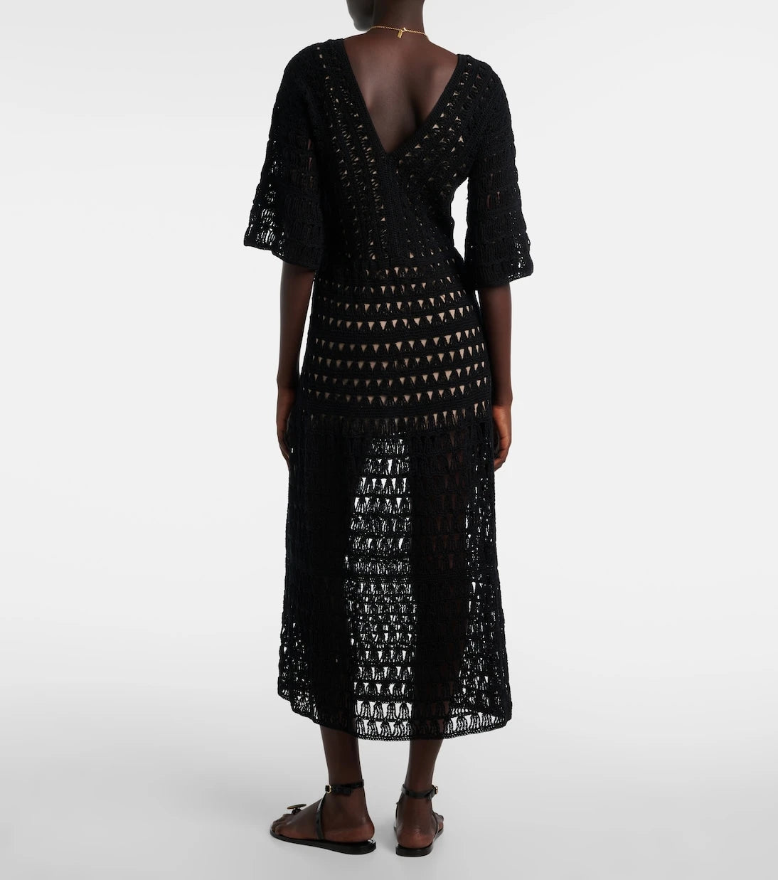 Anna Kosturova - Marissa cotton crochet maxi dress