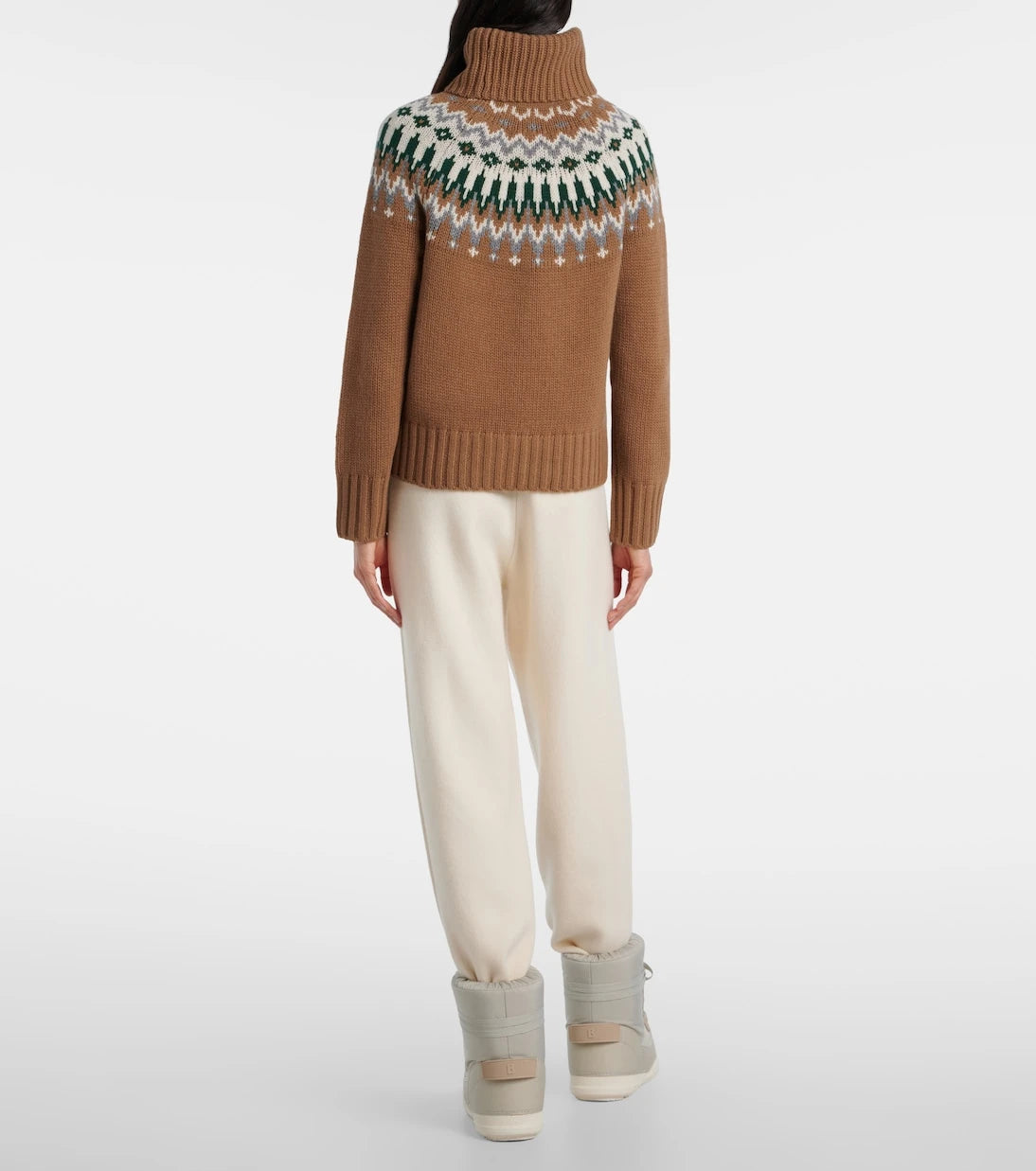Bogner - Ingrid jacquard cashmere turtleneck sweater
