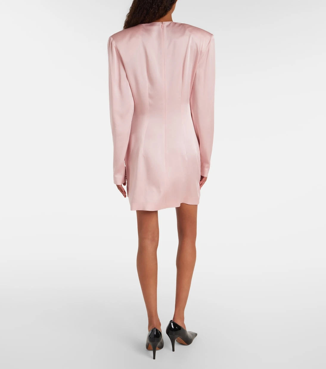 Stella McCartney - Draped crêpe satin minidress