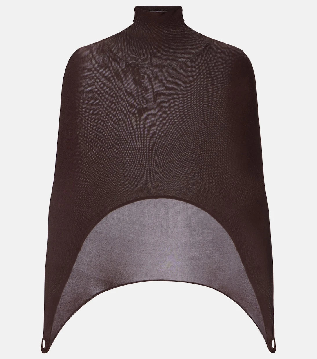 Alaïa - Open-back silk-blend turtleneck top