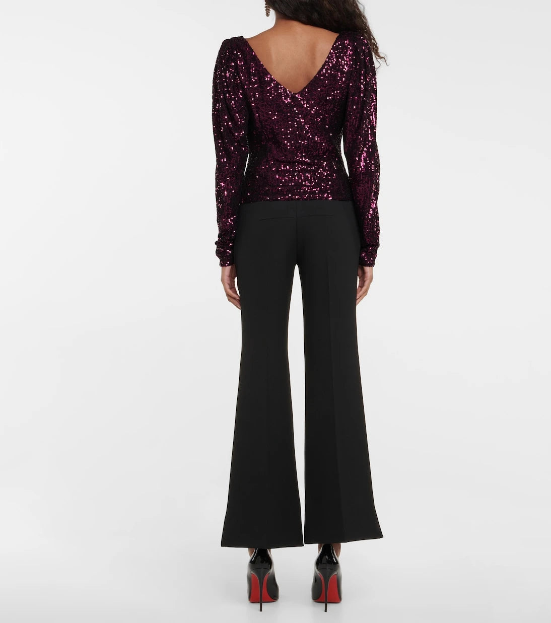 Caroline Constas - Taylor sequined v-neck top