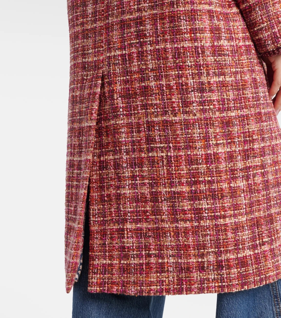 Etro - Checked cotton and wool-blend coat