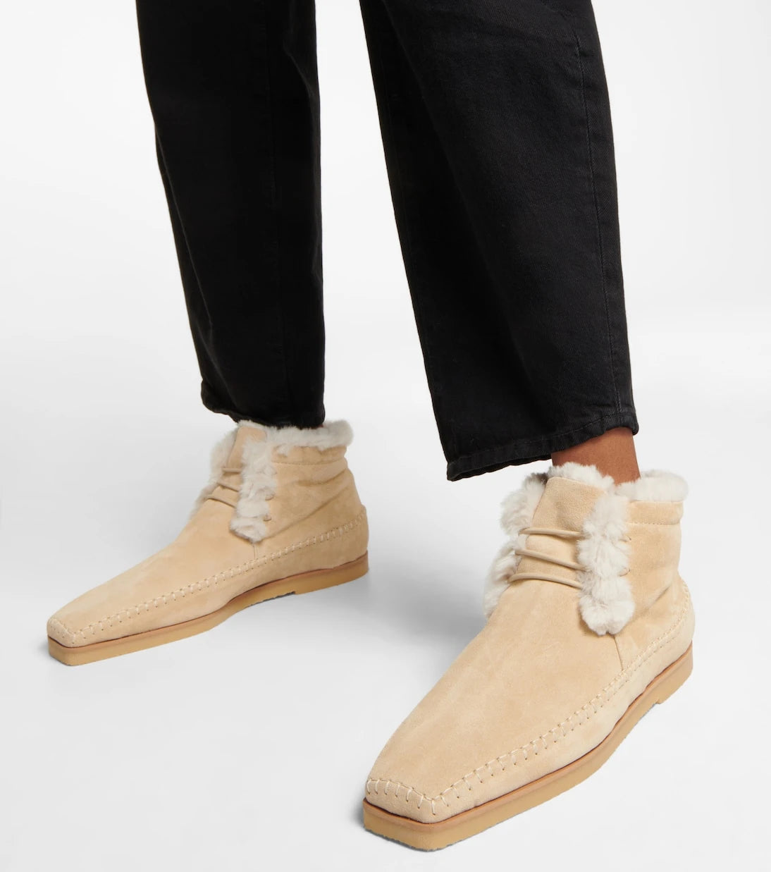 Toteme - Lace-up suede moccasins