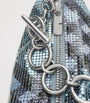Blue Chainmail Shoulder Bag