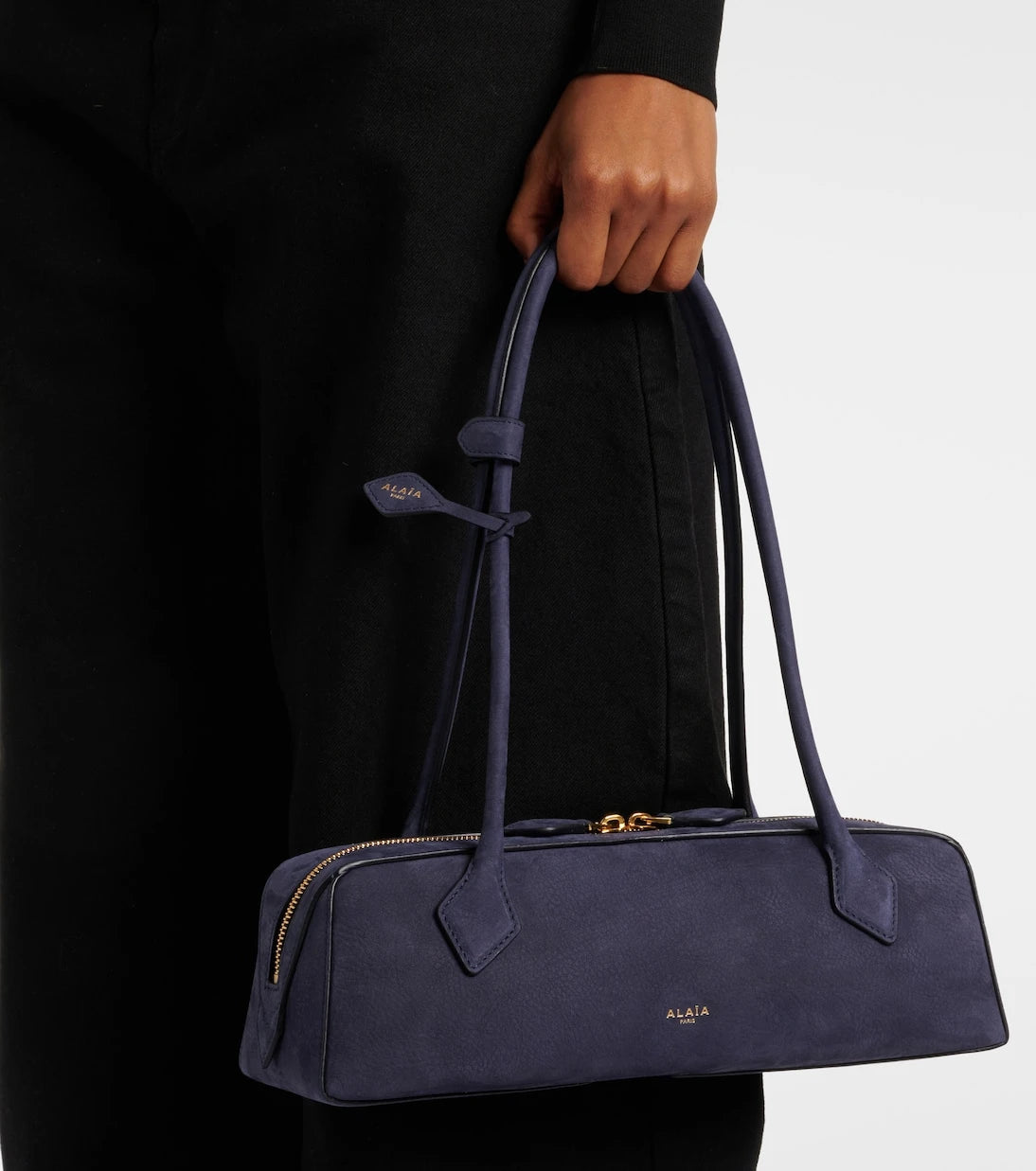 Alaïa - Le Teckel suede shoulder bag