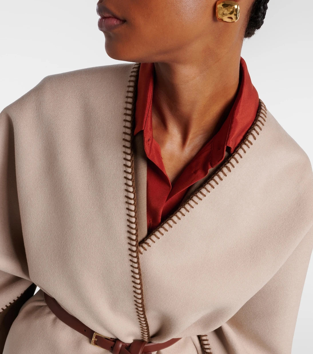 Max Mara - Virgin wool cape