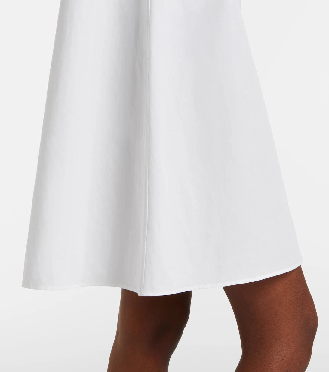 Miu Miu - Embroidered cotton and linen minidress