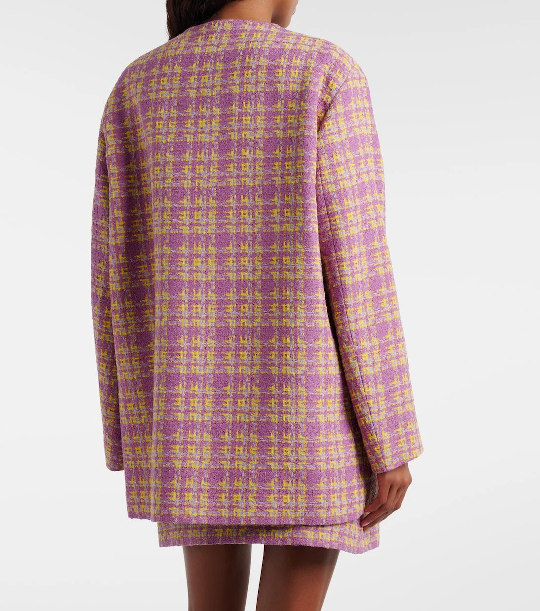 Gucci - Checked cotton-blend tweed jacket