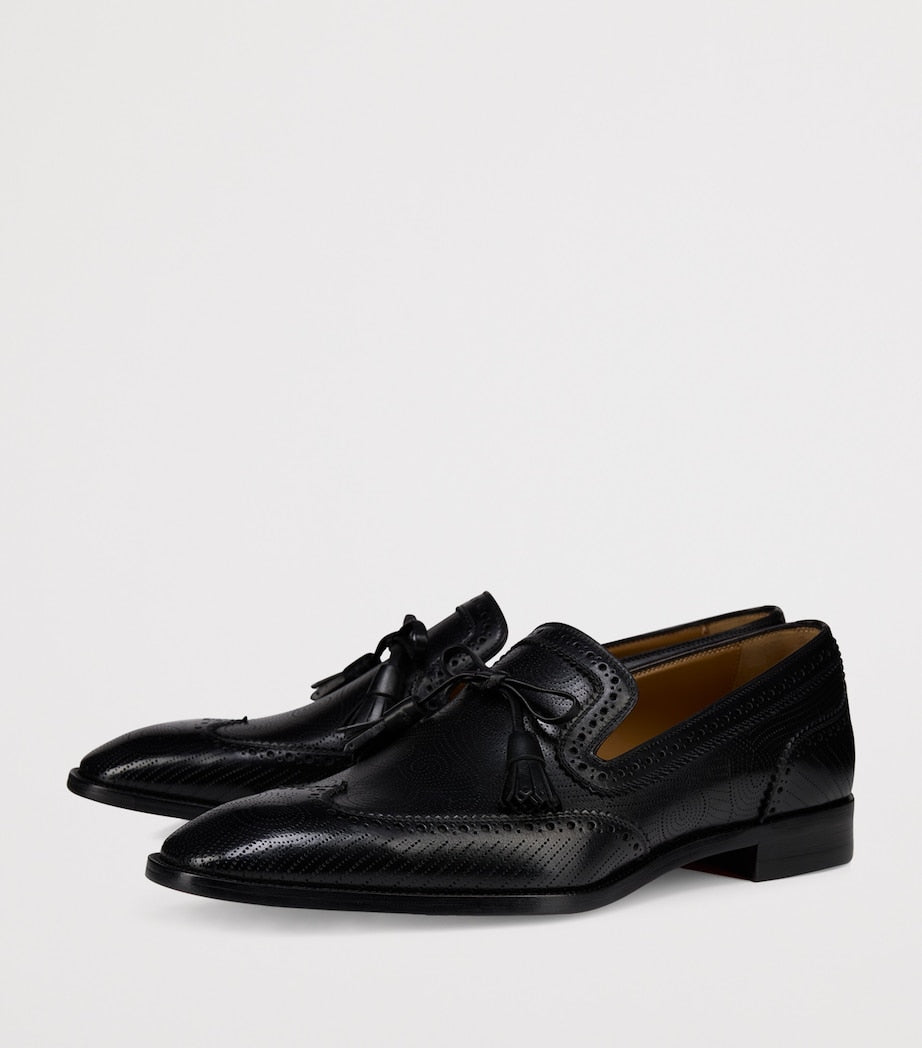 Christian Louboutin Grave Calf Leather Loafers