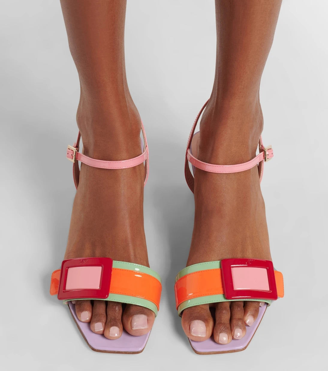 Roger Vivier - Belle Vivier patent leather sandals