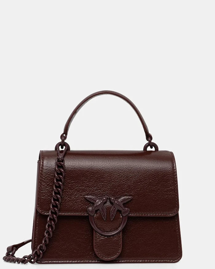 Pinko kadın deri crossbody çanta