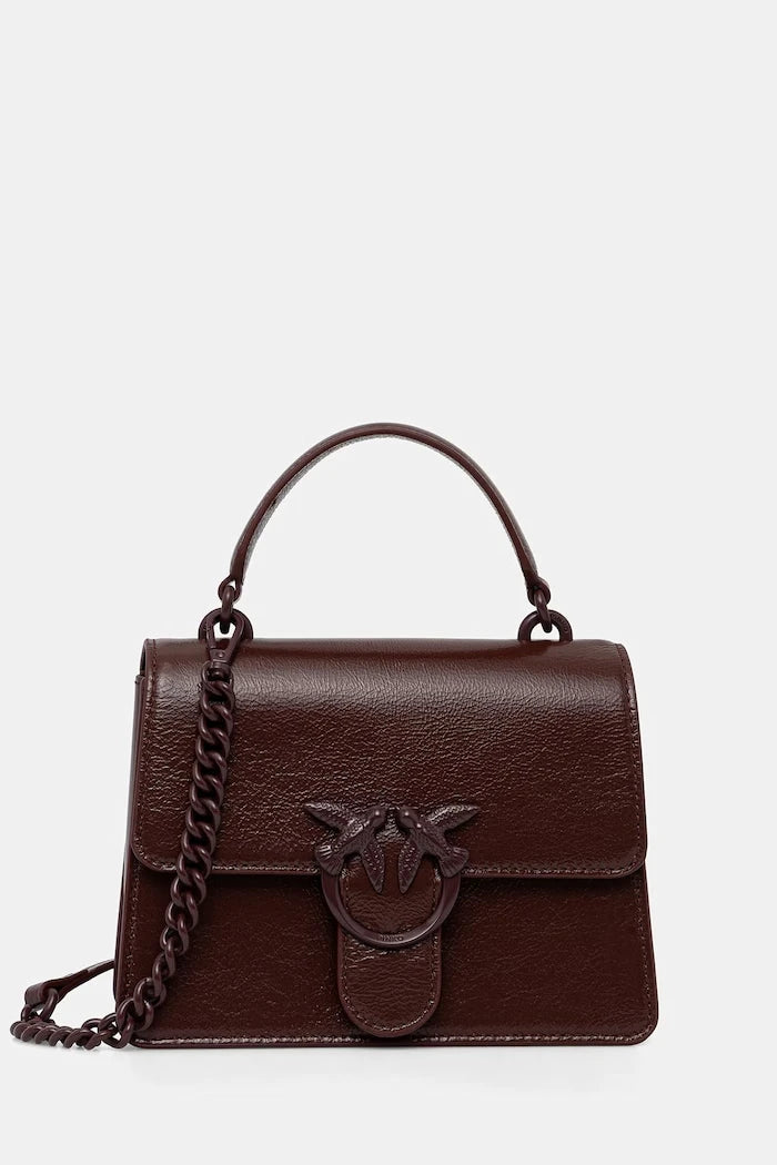 Pinko чанта crossbody дамска от кожа