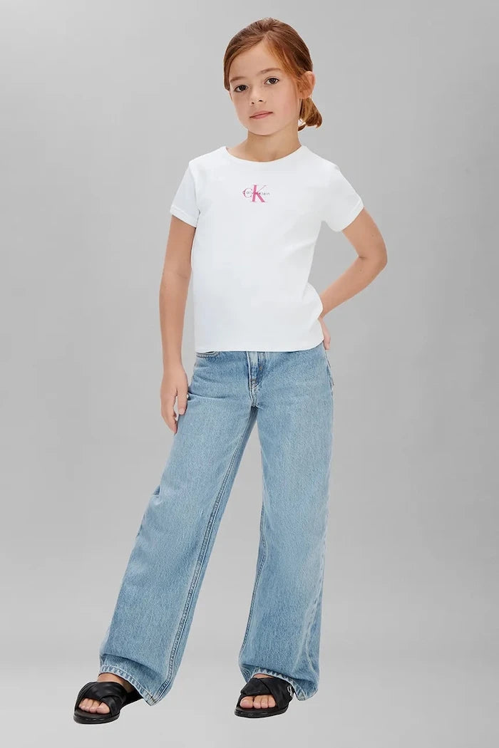 Calvin Klein Jeans Çocuk Pamuklu Tişört