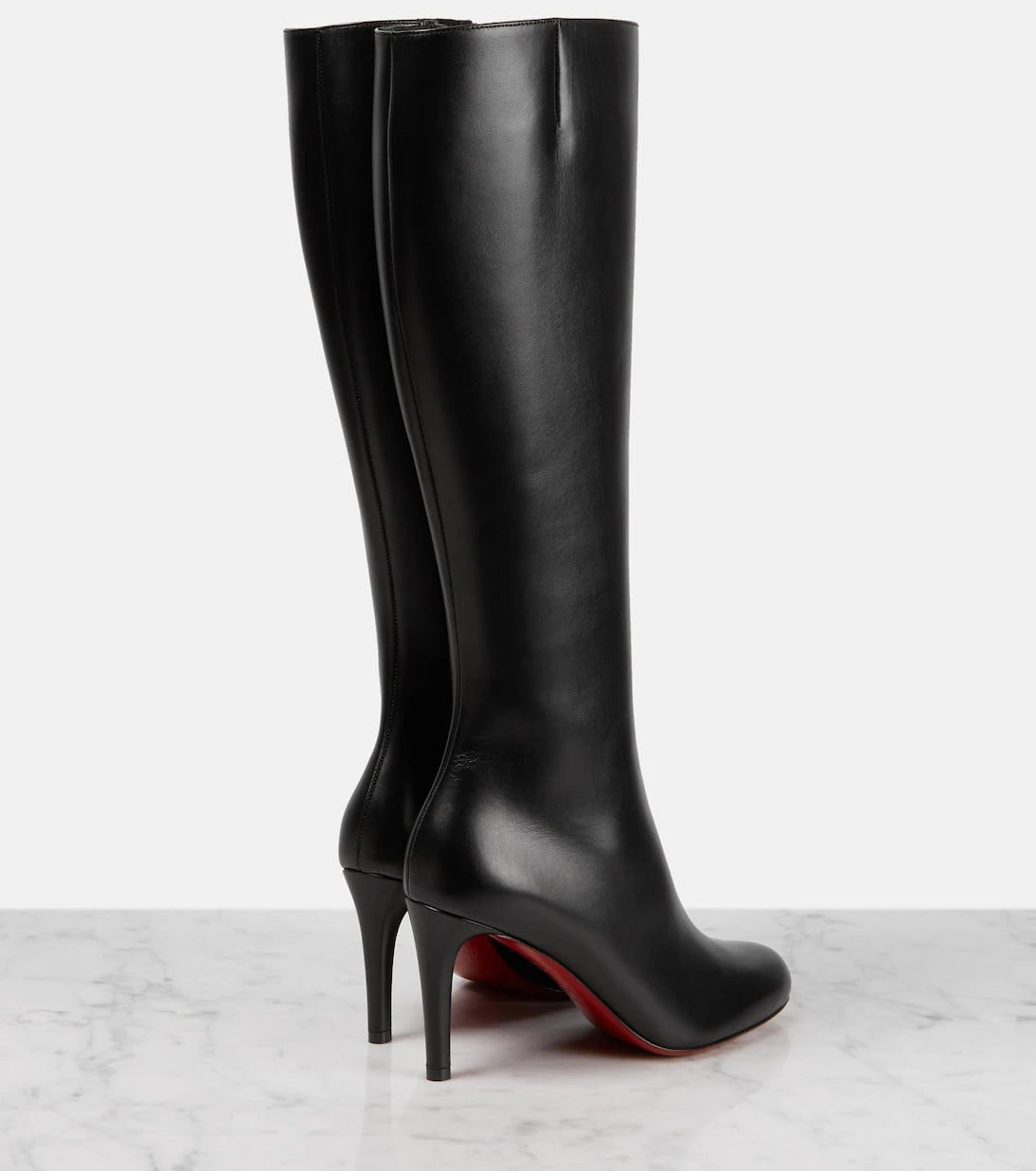 Christian Louboutin - Pumppie Botta leather knee-high boots