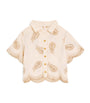 Zimmermann Kids Cotton Embroidered Rhiannon Shirt (2-12 Years)