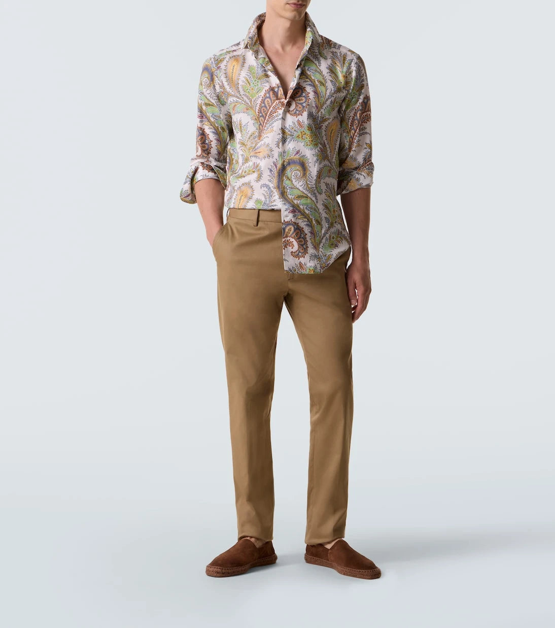 Etro - بنطلون تشينو قطن