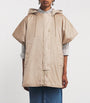 Weekend Max Mara Beige Reversible Padded Cape Jacket