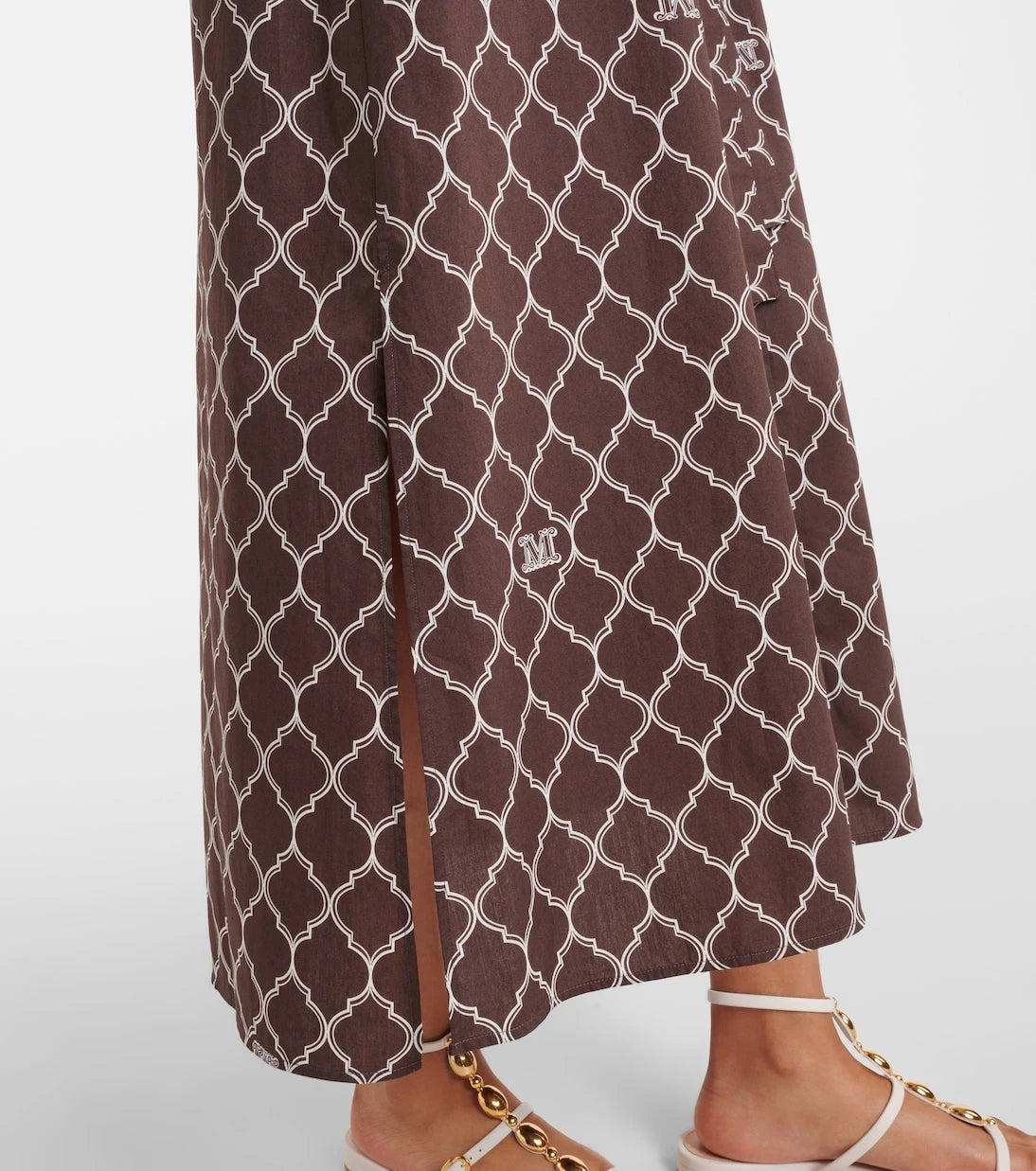 Max Mara - Daniel printed cotton shirt dress