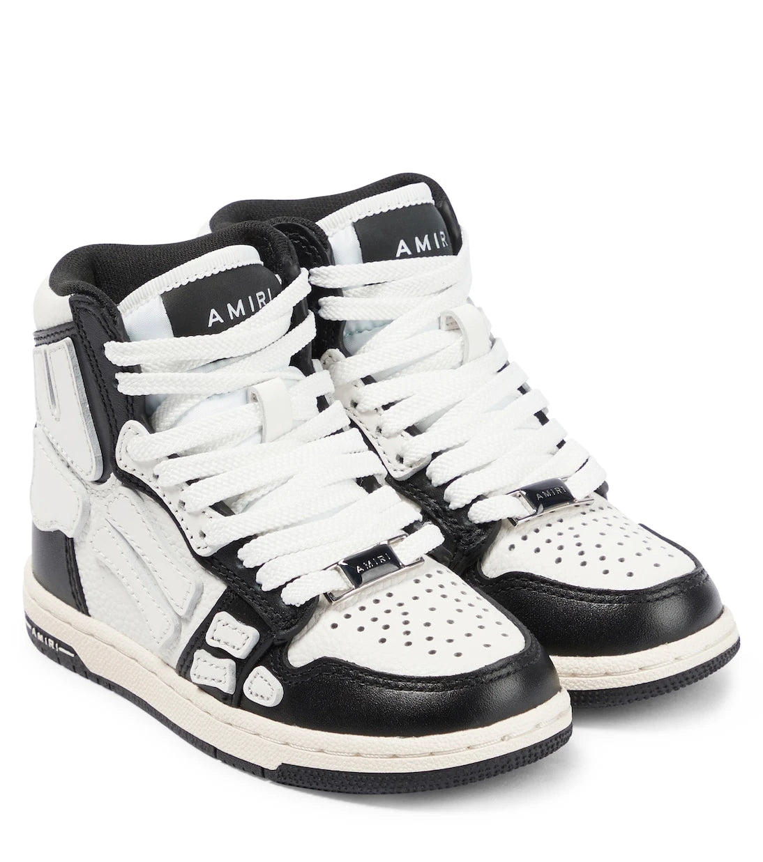 Amiri Kids - Skeleton leather high-top sneakers