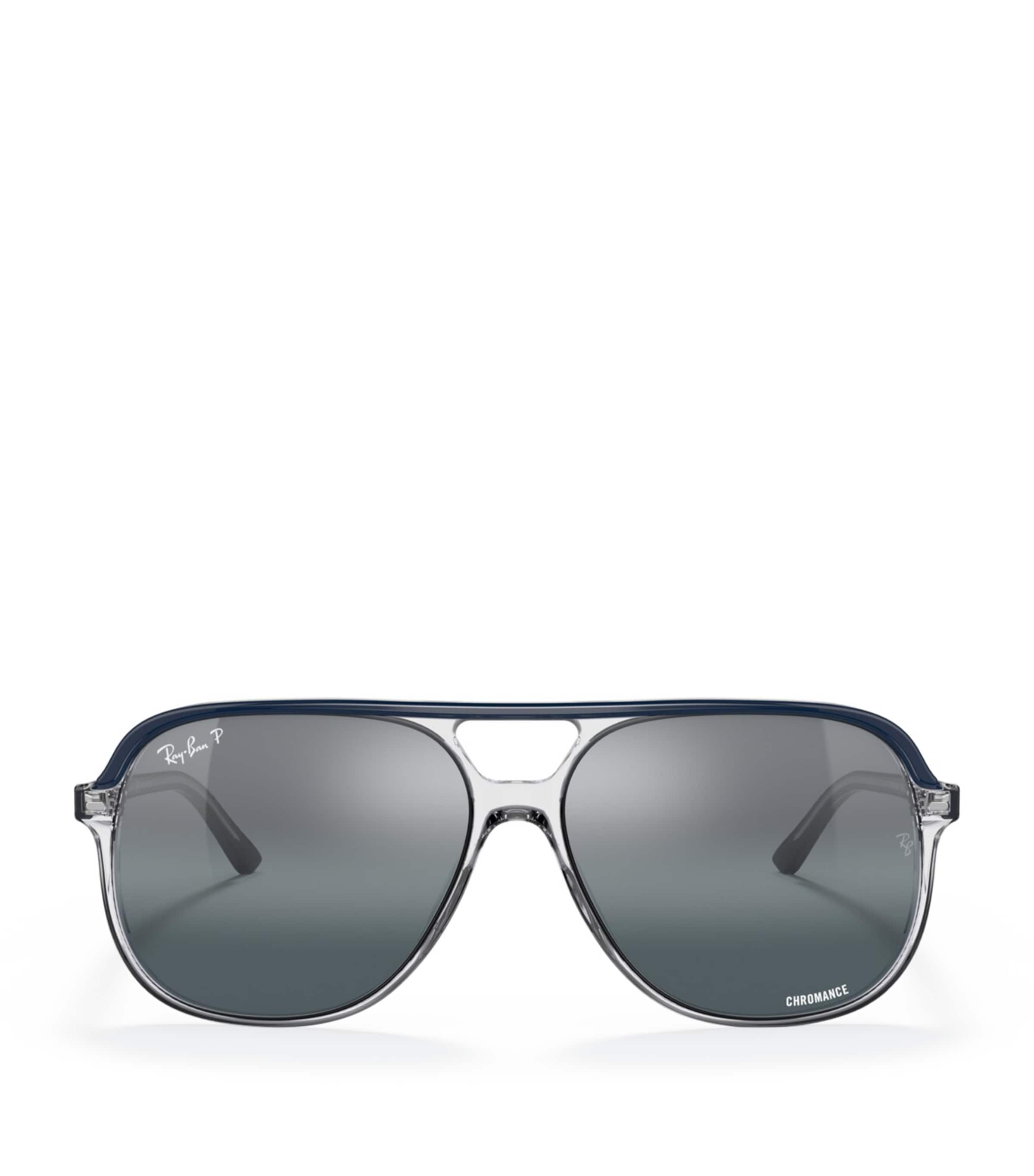 Ray-Ban Blue Acetate Aviator Bill Sunglasses