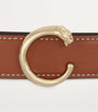 Cartier Brown Medium Leather Panthère de Cartier Belt (85cm)