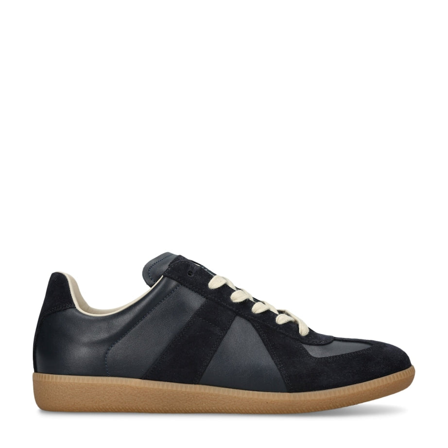 Leather-Suede Replica Sneakers