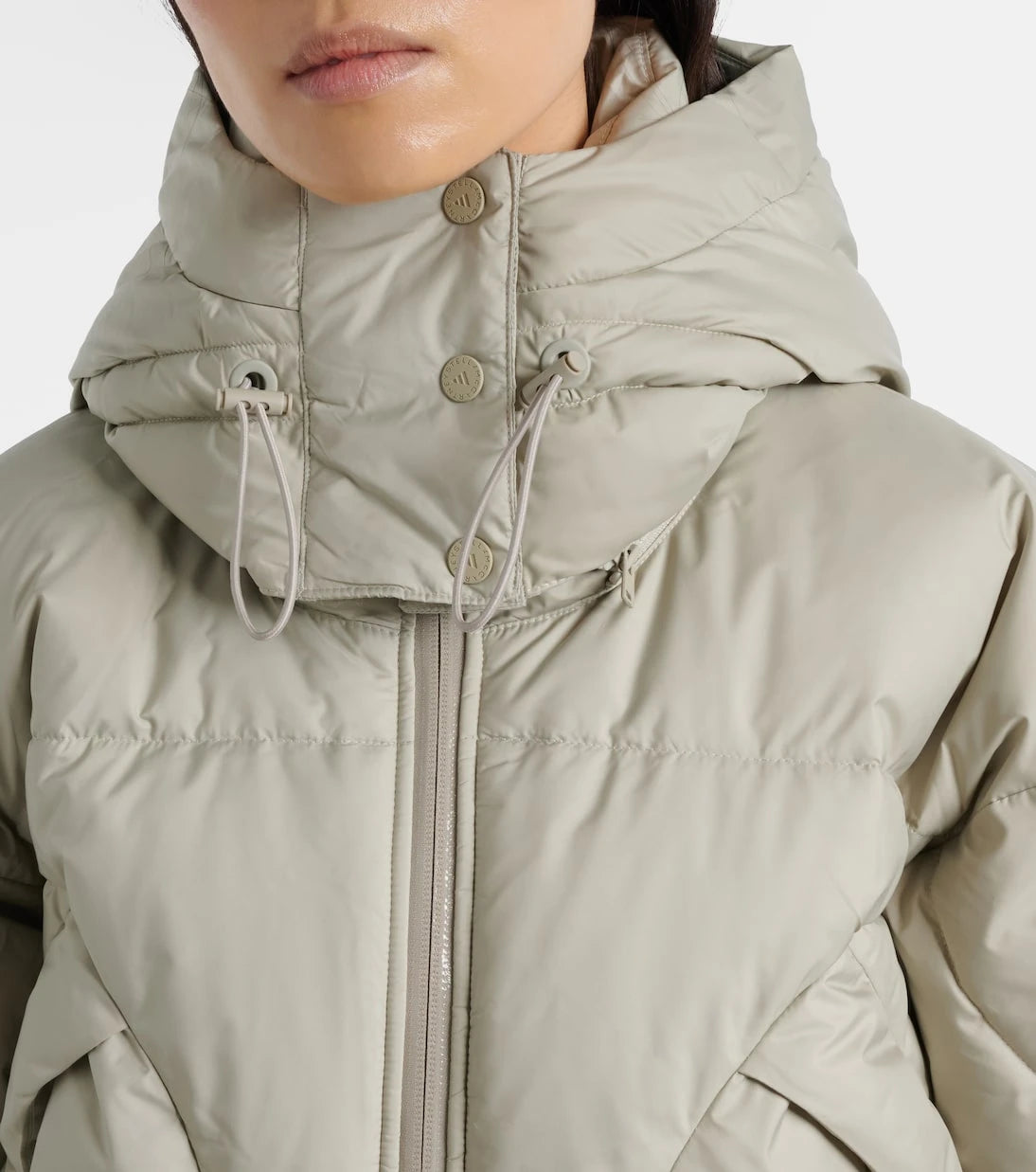 Adidas by Stella McCartney - Quilted cropped puffer jacket