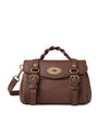 Mulberry Brown Mini Leather Alexa Cross-Body Bag