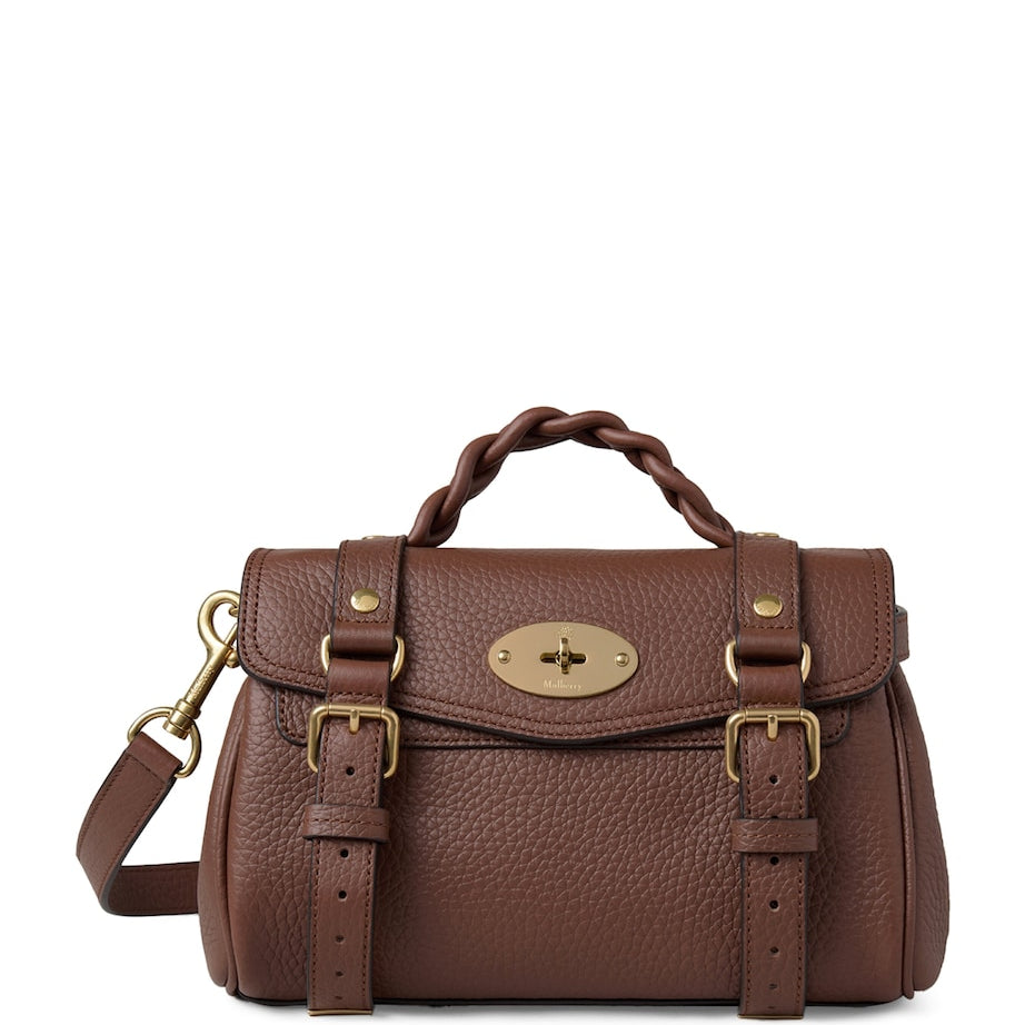 Mulberry Brown Mini Leather Alexa Cross-Body Bag