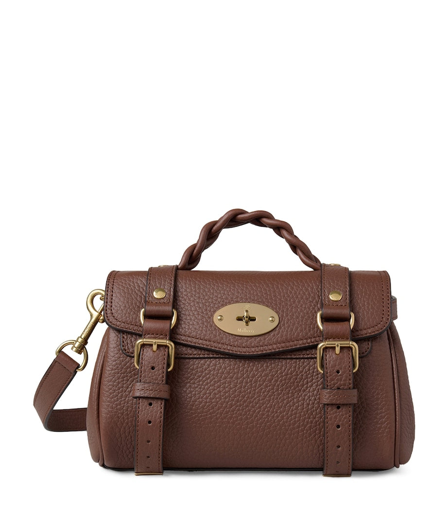 Mulberry Brown Mini Leather Alexa Cross-Body Bag