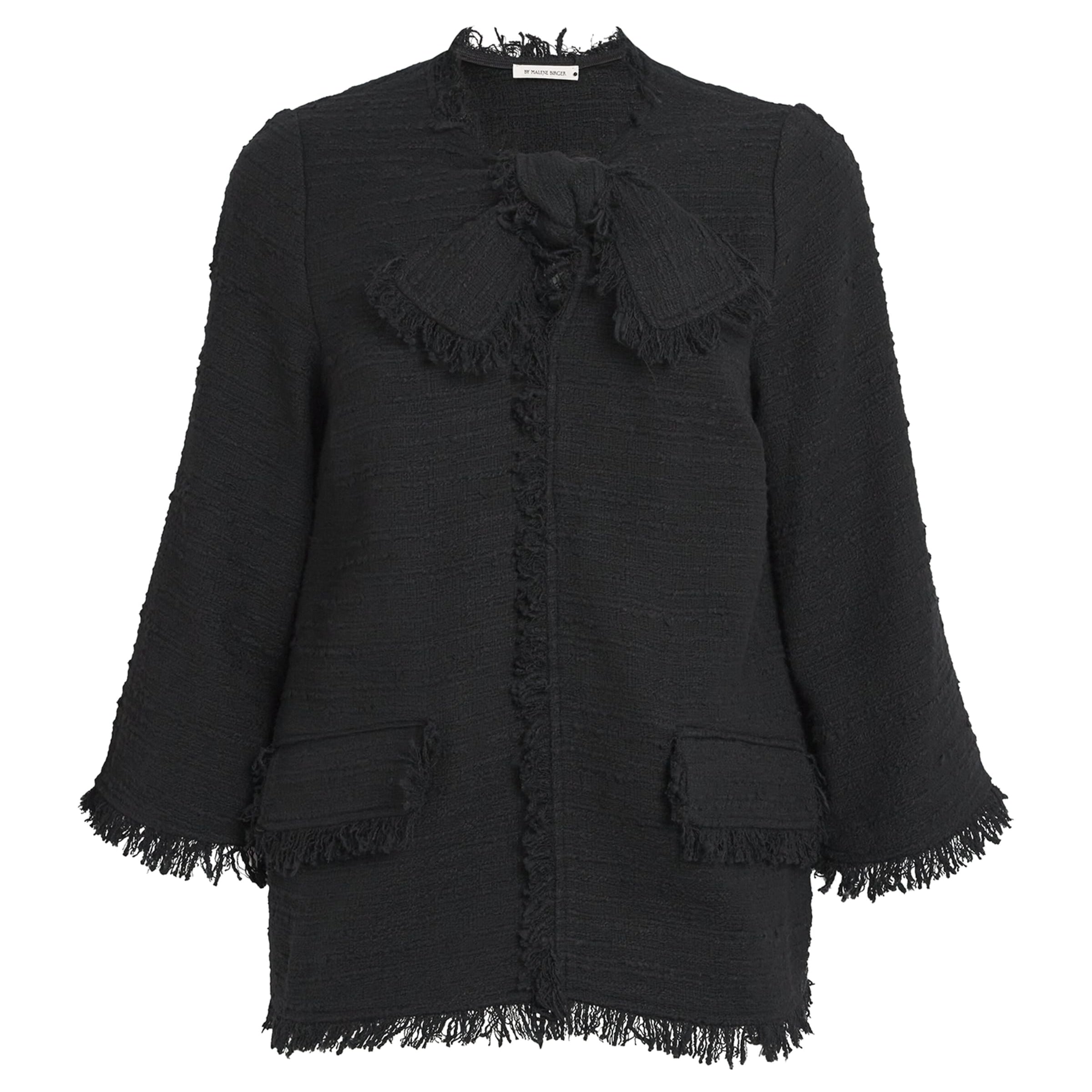 By Malene Birger Black Cotton-Blend Diana Blouse